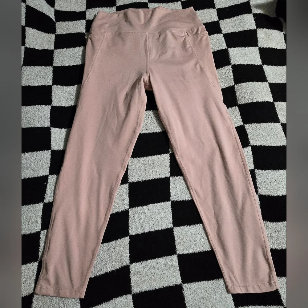 SAGE collective leggings with pockets Dusty pink women's size Xl - Picture 1 of 3
